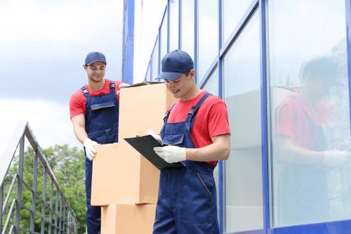 Local transfer station waste sorting for self storage