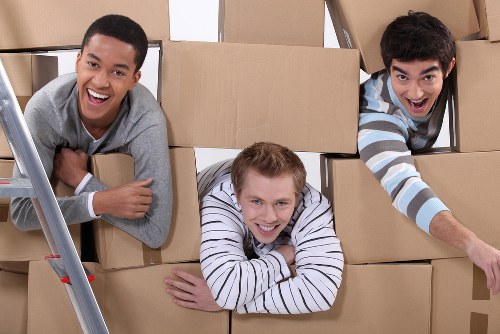 Organized household storage space in Earlscourt with labelled boxes