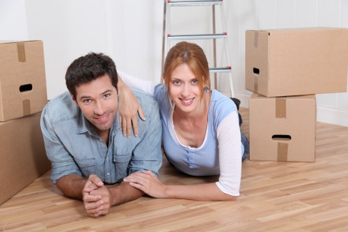 Earlscourt packing services wrapping furniture and labeling moving boxes