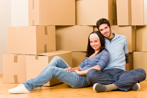 Safe and orderly self storage facility interior