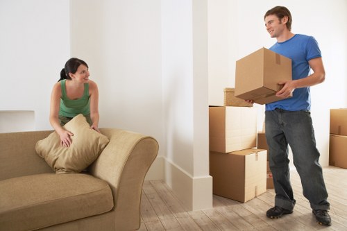 Packing boxes and furniture for small removals in Earlscourt